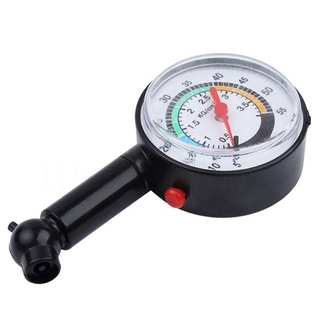 Coche motocicleta 0-50 PSI Dial rueda neumático medidor medidor de presión probador de medición (2)