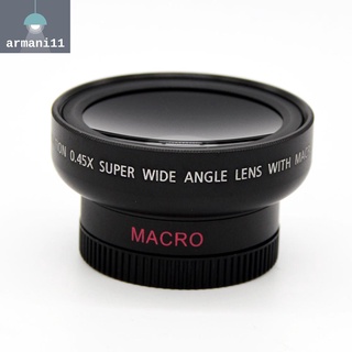 HD 37MM 0.45x Lente Macro De Gran Angular Para Canon Nikon (1)