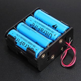 HONGKUN ambos lados de la batería titular de la caja de doble capa de baterías pila caso de batería recargable caja de plástico estándar caja de almacenamiento 8 AA baterías al aire libre herramienta de batería Clip ranura/Multicolor (8)