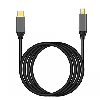 [upstartshop] Cable USBC a mini displayport Cable USB tipo C Thunderbolt 3 a mini DP Cable 4k prácticos cables portátiles