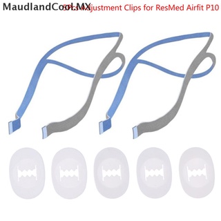 5 clips de montaje de casco de repuesto para almohada nasal resmed airfit p10 cpap [maudlandcool]
