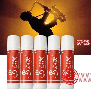 5Pcs/set of Saxophone Musical Instrument Flute Clarinet Accessories Lubricating Paste Take Oil N1S7