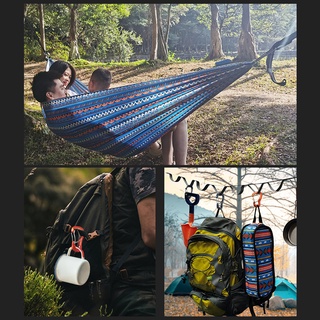 hamaca mosquetón gancho 8kn seguridad ligero para viajar al aire libre camping