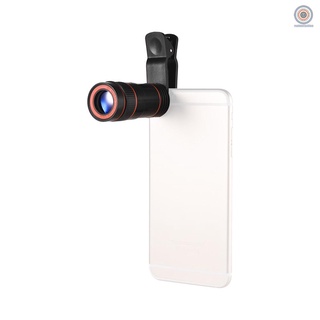 RMF 8X Zoom óptico teléfono inteligente teleobjetivo lente portátil teléfono móvil telescopio lente con Clip Universal para HTC mayoría de teléfonos
