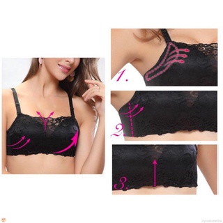 Women Sexy Gather Breast Push UP Bra New Underwire Support Chest Lace Bra (7)