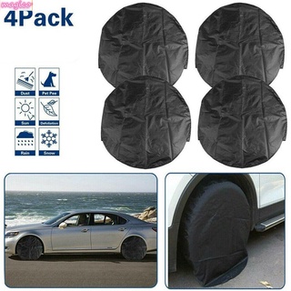 Magica 4 pzs cubierta protectora flexible Universal negro Sliver durable Para neumático De coche
