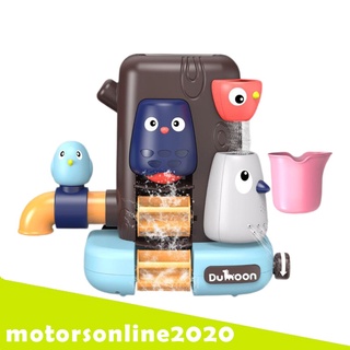 [motorsonline2020] juguetes para bebés niños, 2 3 4 años de edad niños niñas, bañera de juguete con ventosas fuertes, cuchara de agua, divertido juguete regalos (2)