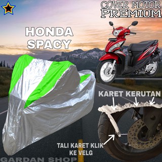 Cubierta de cuerpo de motocicleta verde plata premium Spacy para HONDA Spacy motocicleta