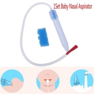Floweroverflowblue Newborn Baby Soft Tip Nose Nasal Aspirator Cleaner Absorption Vacuum Sucti Glory (2)