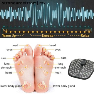[bueno] masajeador de pies eléctrico para pies/almohadilla de masaje para alivio de la circulación muscular de la sangre mx