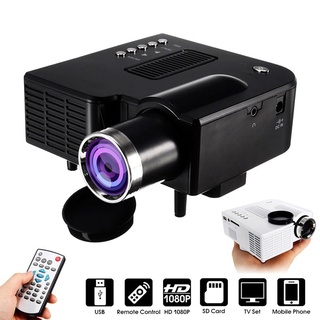 Uc28 + Mini proyector LED portátil cine en casa VGA/USB/SD/AV USB (2)