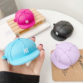 NY Baseball Airpods case Cute Fashion Airpods 1/2 protective cover anti-drop Creative soft silicone airpods cover