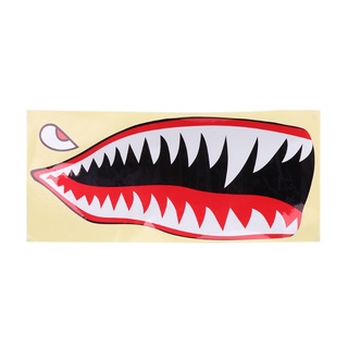 asai 2 piezas tigres voladores dientes de tiburón a-10 pegatinas warthog pegatinas warhawk fighter jet