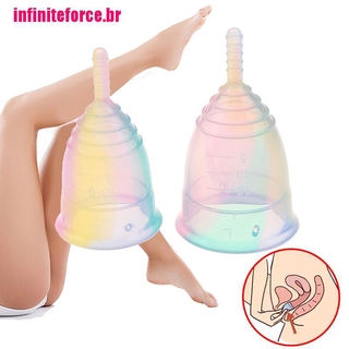 taza Menstrual flexible/taza reutilizable De silicona Para Higiene femenina