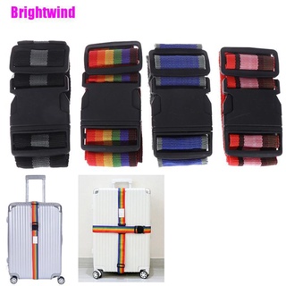 [Brightwind] Correa de equipaje Cross Belt embalaje 180 cm ajustable hebilla de viaje cinturones de equipaje (8)