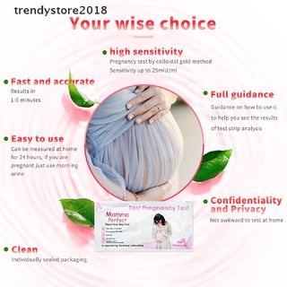 trendystore2018 20 tiras de prueba de ovulación de embarazo prueba de embarazo tiras de prueba de ovulación mx