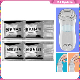 10Sets Oxygen Agent A&B for Oxygen Maker Generator Oxygen Supplement Device, Designed to enhance absorption of water