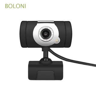 BOLONI Durable Webcams Meeting Web Cam Camera CMOS with Built-in Microphone Sound-absorbing Black USB2.0 Computer Peripherals/Multicolor