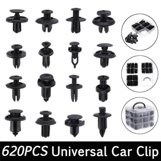 620pcs 16kinds universal clips de coche parachoques de la puerta de ajuste de instalación remache sujetador clips