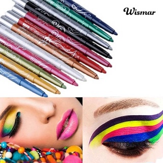 Wis 12 colores profesional maquillaje sombra de ojos delineador de ojos lápiz lápiz de belleza Set de herramientas