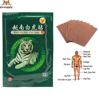 8 piezas blanco tigre vietnam bálsamo muscular rthritis tensión masaje relajación capsicum reumatismo yeso articulación dolor asesino