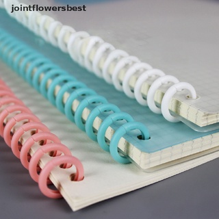 jfmx plástico de 30 agujeros sueltos carpetas de hojas anillo encuadernación a4 a5 a6 para bricolaje cuaderno de papel gloria