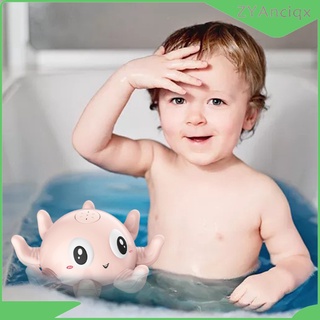 juguetes de baño para niño 1-3, diversión bañera piscina baño juguete, rociador de inducción squirter pulpo pulverizador de agua juguete para bebé (7)
