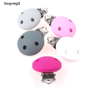 [bograg2] 1 pieza de clips redondos de silicona para chupete de bebé, soporte de silicona, cadena mx66