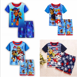 Ropa Infantil para hombres2-7Los niños de manga corta ropa-año-Homewear traje de niños Pijamas (1)