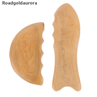 roadgoldaurora de madera gua sha herramienta de raspado tabla de masaje herramienta de adelgazamiento guasha junta de masaje wdau
