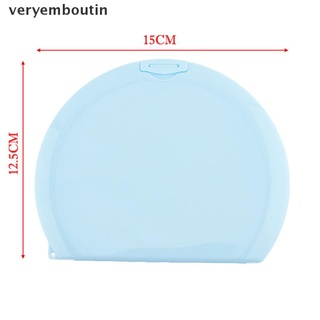 【veryem】 Semicircle Face Mask Box Storage Box Portable Dustproof Case Safe Pollution-Free .