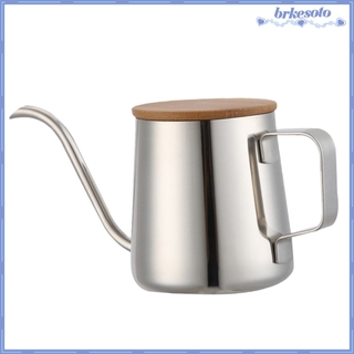 Caño estrecho goteo cafetera olla verter sobre café hervidor de té cafetera con cafetera prensa de acero inoxidable (3)