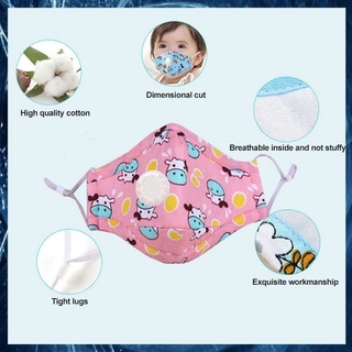 entrega rápida bebé recién nacido pm2.5 anti-haze válvula de respiración máscara de 0-3 años de edad niños bebé algodón transpirable máscara (1)