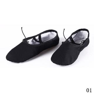 【HW】Adult Child Canvas Soft Ballet Dance Shoes Slippers Pointe Gymnastics Shoes (5)
