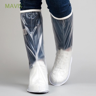 MAVIS High Tube zapatos cubierta al aire libre botas de lluvia cubiertas de zapatos caminar ciclismo impermeable resistente al desgaste Anti-nieve Anti-lluvia a prueba de lluvia/Multicolor