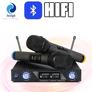 HONGK professional wireless microphone Home TV computer karaoke wireless microphone One for two wireless microphones
