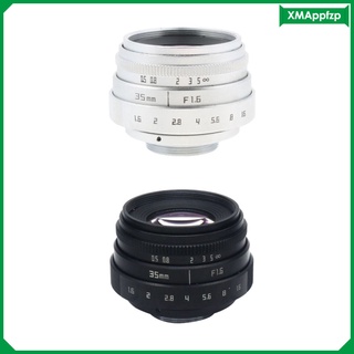 [xmappfzp] lente CCTV de montaje de 35 mm F/1.6 C para Canon EF-M M2 M3 Sony NEX Nikon 1 Fujifilm FX Olympus Micro 4/3 cámaras adaptador no