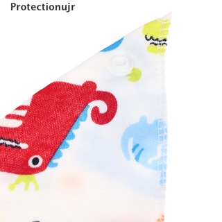 protectionujr bebé pañuelo baberos eructos de dibujos animados saliva toalla suave absorbente niños niña xcv