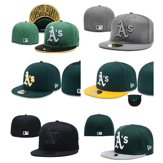 New Fashion Caps MLB Oakland Athletics Fitted Hat Men Women Hat Sport Outdoor Hip Hop Hats with Adjustable Strap