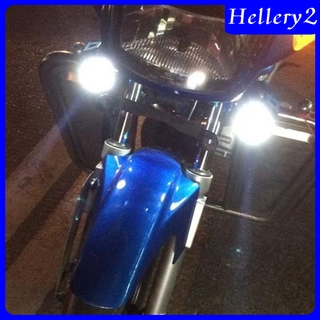 [HELLERY2] paquete de 2 1000LM 6 LED luz de motocicleta faro 10W para coche de moto (1)