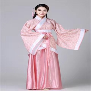 Disfraz de Hanfu Tang, disfraz antiguo, disfraz de Han, hada femenina, concubina imperial, disfraz de princesa, danza clásica, disfraz de dinastía Han y Tang, disfraz de rendimiento, falda (1)