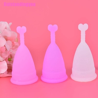 <outstandingyou> copa menstrual para mujer higiene femenina producto de silicona vagina uso de anner taza