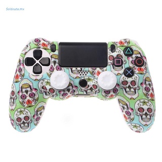 SOL Protective Cover Gamepad Sleeve Case Soft Silicone Skin Analog Thumb Grip Stick Cap Anti-Slip for Sony PlayStation 4 PS4 Wireless Controller