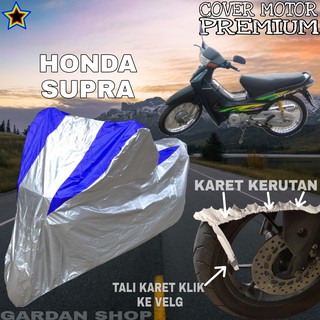 Funda para motocicleta de plata azul para Honda Supra PREMIUM