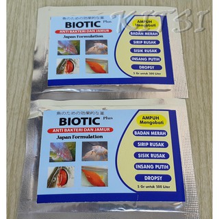 Biótico biótico PLUS medicina peces antibacteriano hongos heridas aletas escalas dañadas