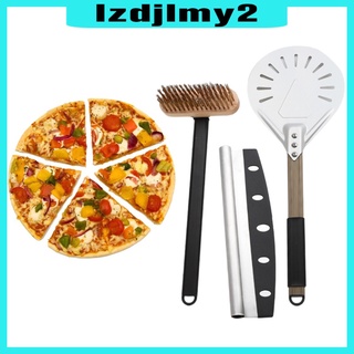 [venta caliente] pizza peel pizza pala pizza peel con cepillo horno de pizza y cortador de pizza
