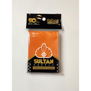 Tarjeta Sultan naranja Slevee estándar 63,55 mm X 88 mm (66 X 91)