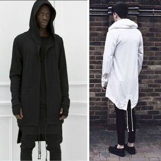 *LDY Long Sleeve Hooded Jacket Cloak Shirt Long Cardigan Loose Casual Outwear Coat (6)