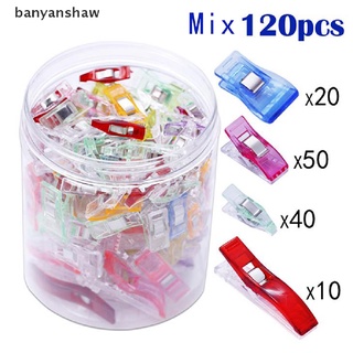 banyanshaw 120 clips de plástico para costura para manualidades, acolchado, costura, tejer, ganchillo, mx (1)