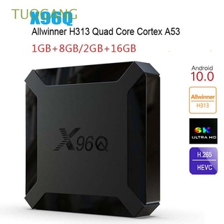 TUOGANG 1GB+8GB TV box Quad Core TV Receivers Smart TV Box 2GB+16GB X96 Q HDMI Android 10.0 Multimedia Player WIFI Media Player